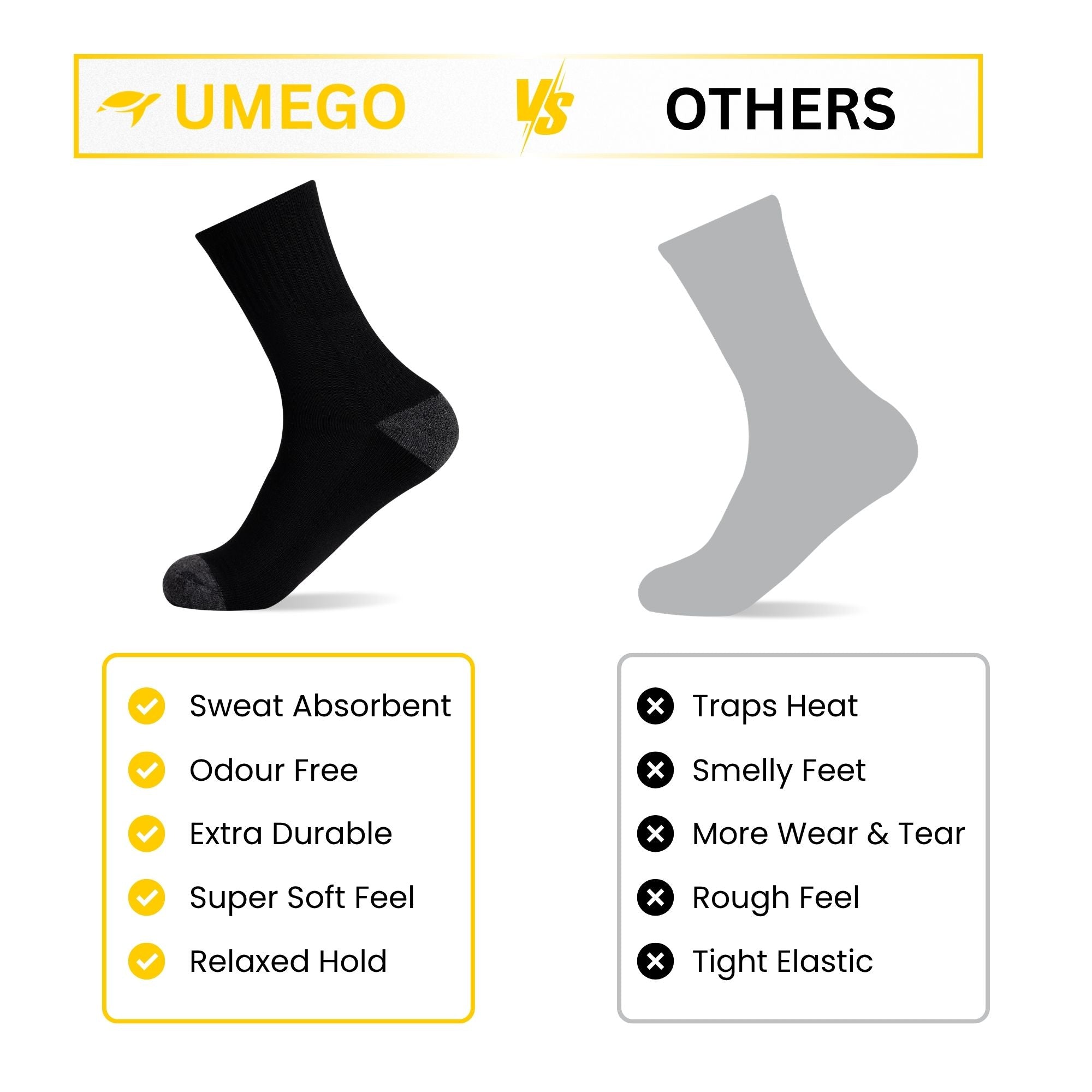 Crew Cushion Quarter Socks
