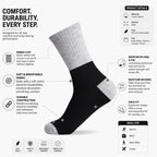 Core Crew Socks – Midnight Ash