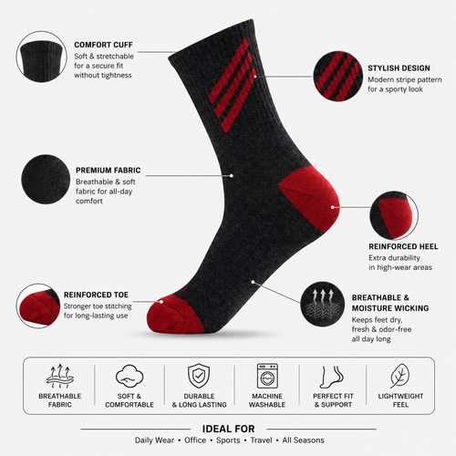 Alpha Edition - Dark Grey/Red