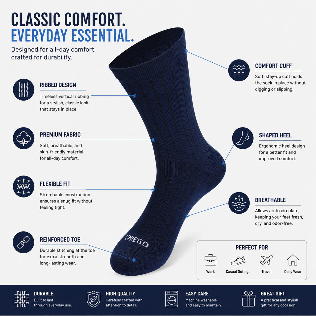 Formal Tube Socks