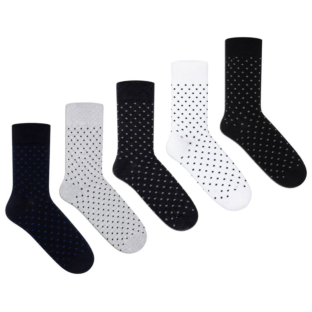 Formal Dotted Socks - Pack Of 5
