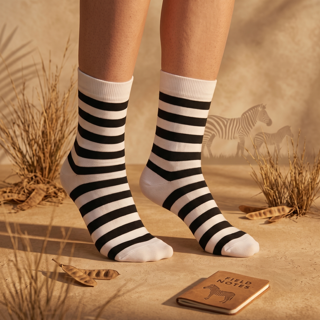 Zebra Socks