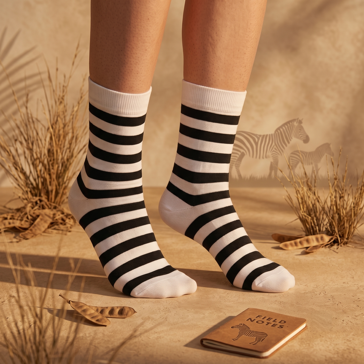 Zebra Socks