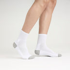 Crew Cushion Quarter Socks