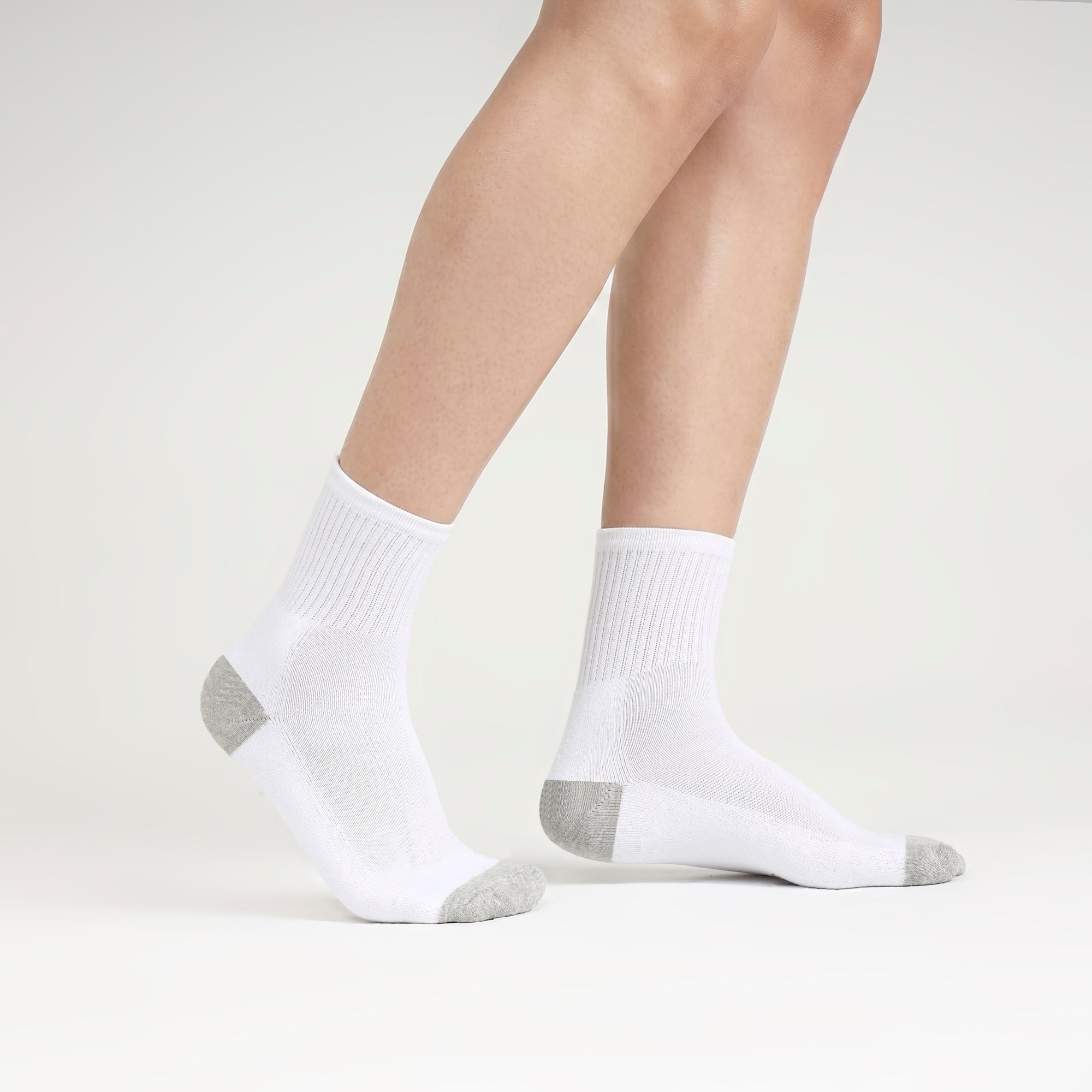 Crew Cushion Quarter Socks