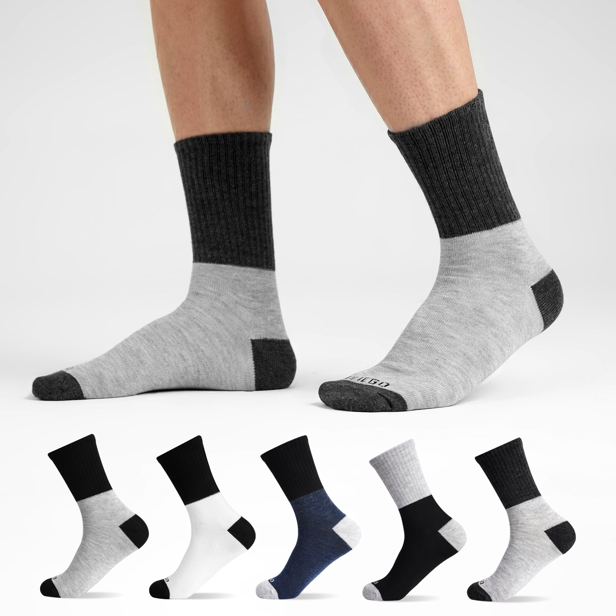 Core Crew Socks – Midnight Ash