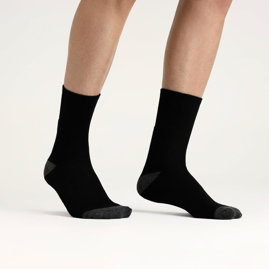 Crew Cushion Quarter Socks